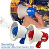 2025 New Loudspeaker Keychain Ornament Small Speaker Backpack Ornament Recording Mini Amplifier Ultra-small Megaphone