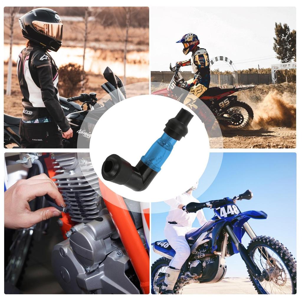 Motorcycle Flash Spark Plug Cap Right Angle Flashing Spark Plug Cap High Performance 90