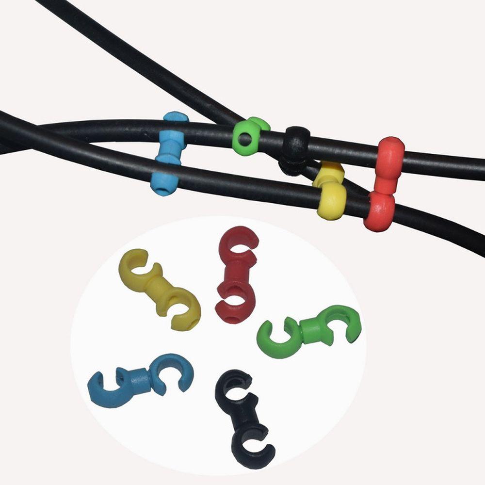 Road Bicycle Parts MTB Bicycle Bike Cross Line Clip Cable Buckle Ring Clasp S Style Clips Buckle