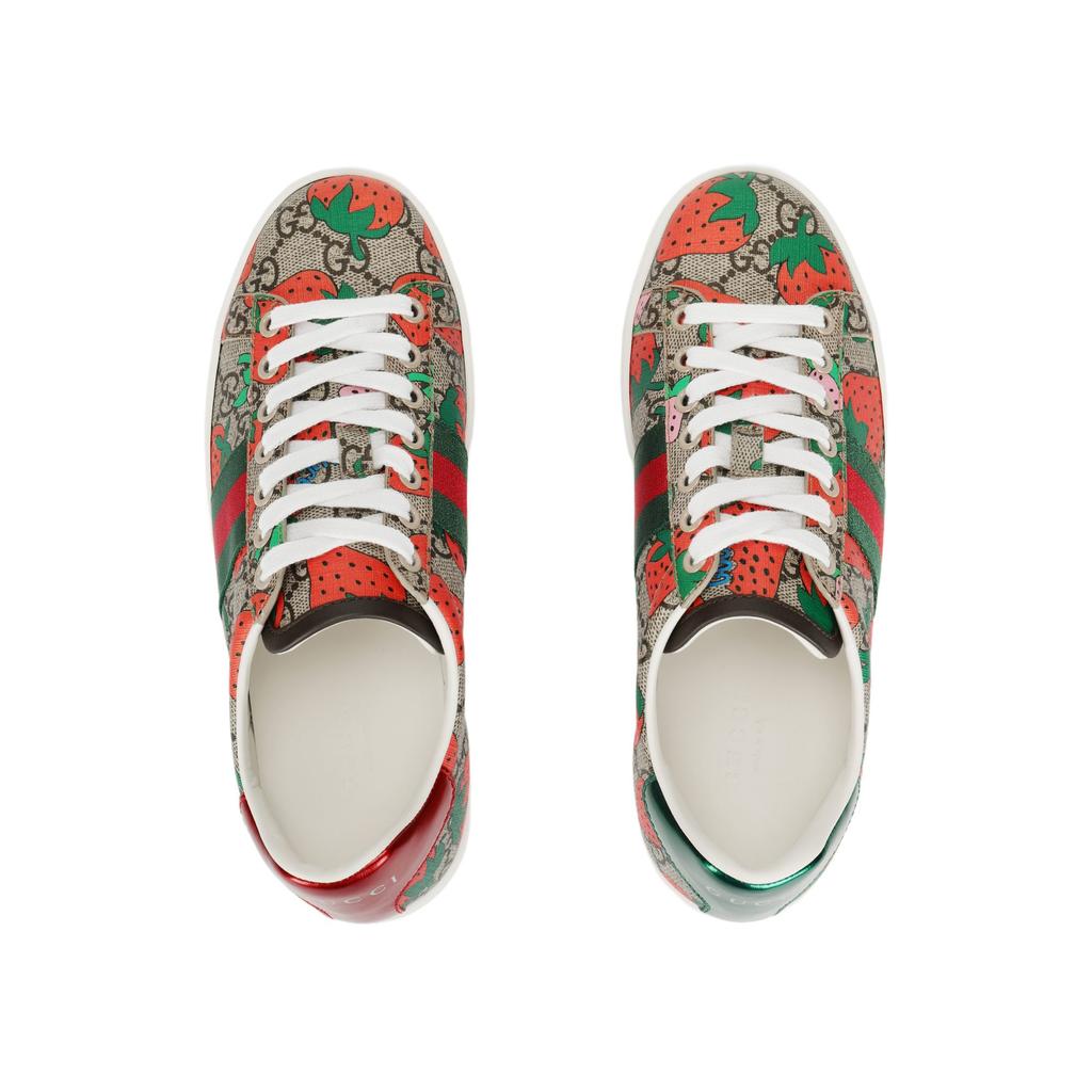 Gucci Женские Ace 'Клубничный Бежевый' Женские 433900 G2210 8960