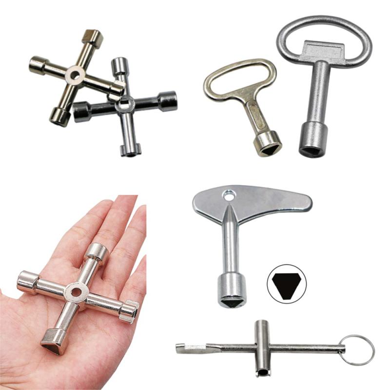 Одинарный внутренний треугольный ключ для лифта, внутренний треугольный ключ для клапана счетчика воды, гаечный ключ, крестообразный ключ для электрического шкафа управления