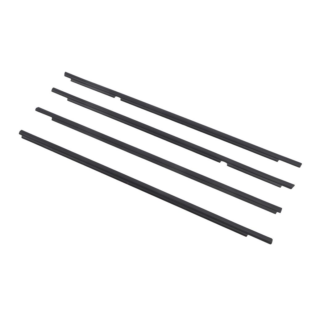 4Pcs Car Window Molding Trim Seal Belt Weather Strips 73750‑02150 for Corolla 2009 to 2012