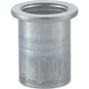 TRUSCO Flat Head Aluminum Crimp M8 X 19 X 2 Packs Nuts, 4.0mm Thick, 1.25mm, Nuts, T-BN-8M40A (Case Sold)