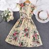 Girls' Dress Summer Korean Children's Dress Retro Princess Dress Kids Clothing