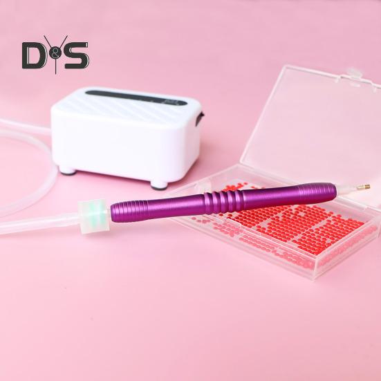 Электрическая ручка для алмазного искусства, перезаряжаемая вакуумная ручка, инструмент для искусственного алмазного искусства с сумкой для хранения для рукоделия в области алмазного искусства