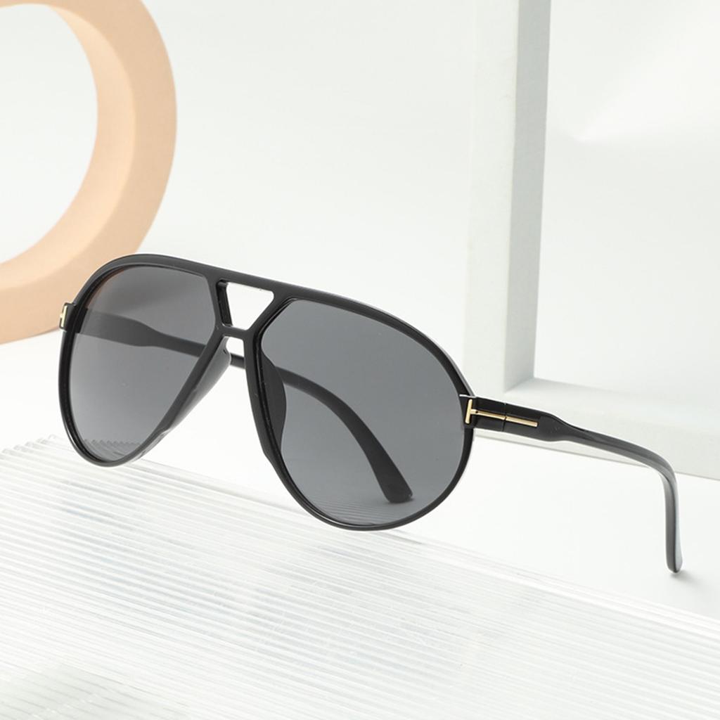 New Stylish Double-beam Sunglasses Personality T-shaped Frog Mirror Outdoor Driving Fishing Sunscreen Sunglasses