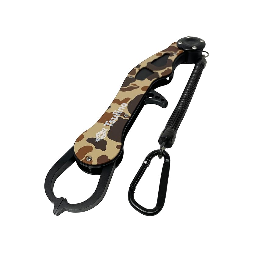 Easy-to-use size fish grip Tsulino Camo