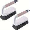 2pcs Scrub Brush, Scrubbing Cleaning Brushes, Heavy Duty Cleaning Brushes with Handle, for Shower, Bathroom