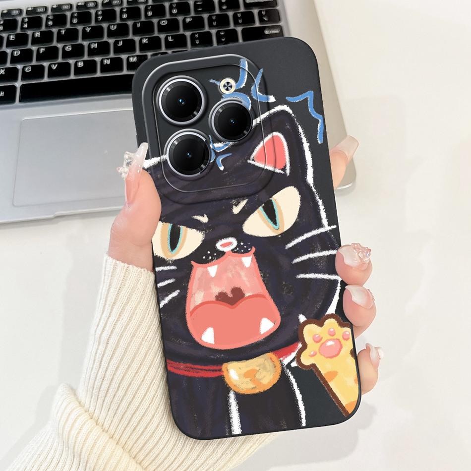 Чехол для Infinix Hot 40 Pro Hot 40 40i 40Pro Hot40 Hot40i Милый Мультяшный Панда Кролик Мягкий Силиконовый Ударопрочный Чехол для Телефона