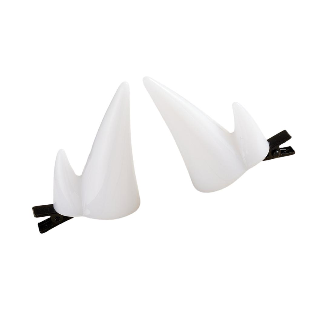 2 шт. Заколка для волос в виде рогов дьявола для костюма на Хэллоуин, косплей-вечеринки, аксессуары для волос, мультяшные заколки для волос для женщин, девушек, взрослых