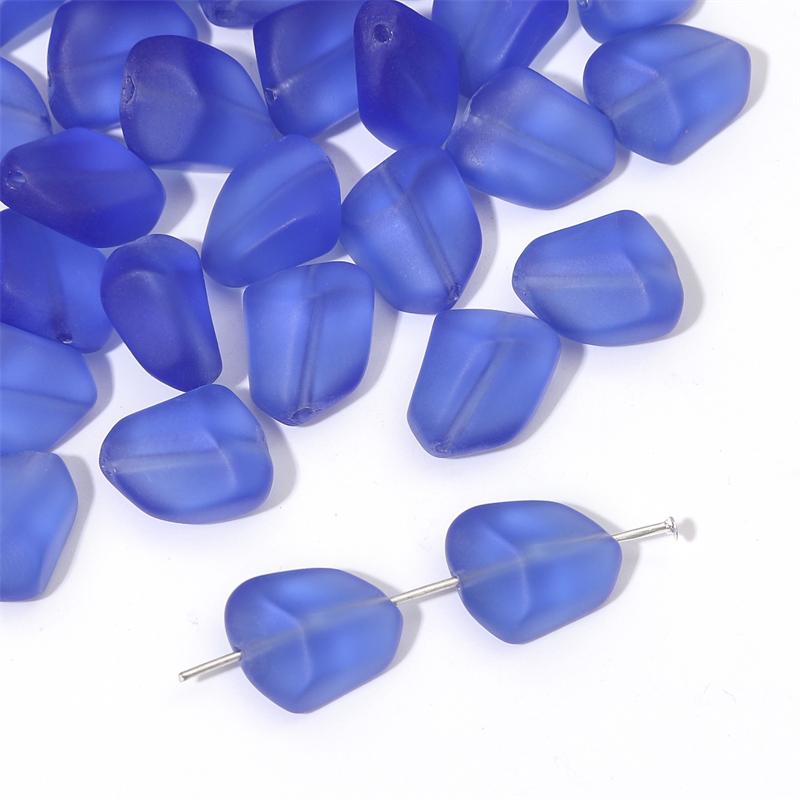 Матовые ограненные бусины из плоского камня из хрустального стекла для изготовления украшений своими руками, разных цветов