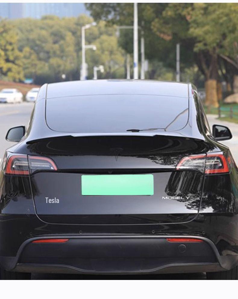Заднее крыло из углеволокна для Tesla Model Y/3: Улучшает характеристики, снижает сопротивление ветра, не требует сверления.
