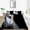 2023 Новый стильный комплект пододеяльников с наволочкой, двойное полноразмерное постельное белье, пододеяльники, 3D волк, домашний текстиль, покрывала для мальчиков и мужчин