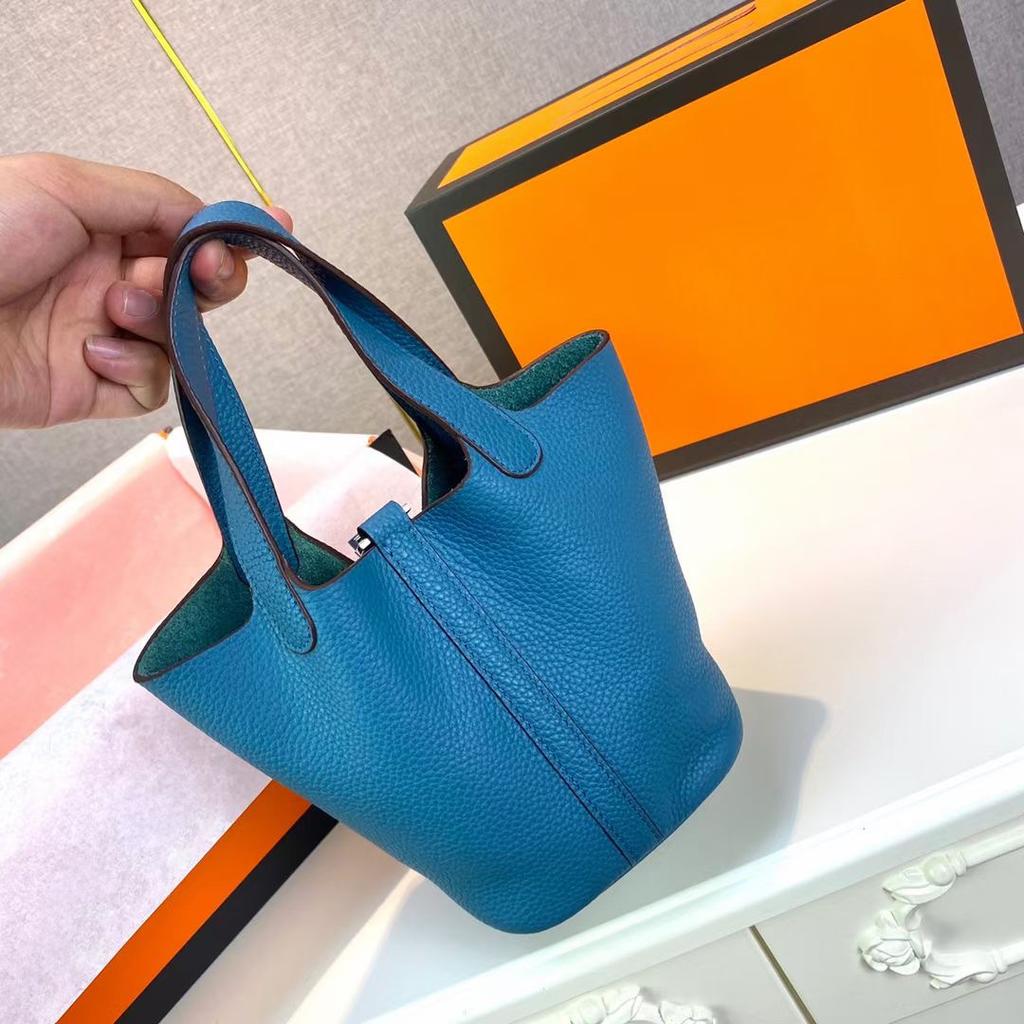 Высококачественная полуручная плетеная сумка-корзина из растительных волокон togo первый слой коровья кожа commuter bag натуральная кожа портативная сумка-ведро женская 18 см