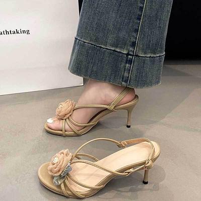 Камелия туфли на высоком каблуке женские летние с юбкой сандалии женские новые красивые сандалии на высоком каблуке женские летние