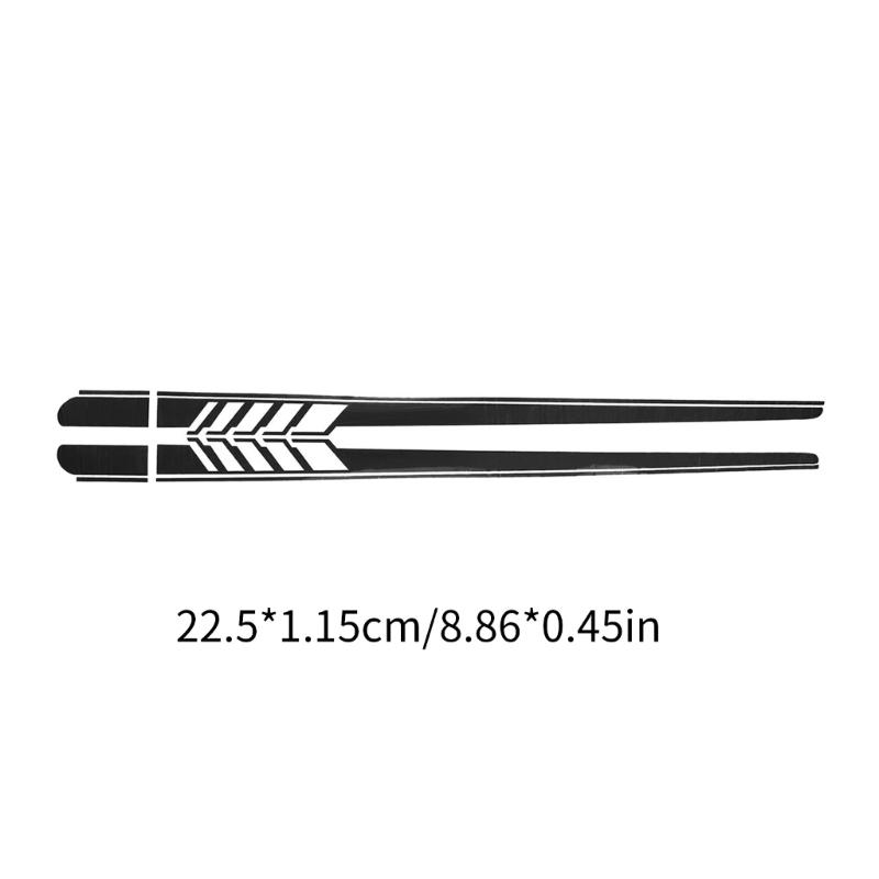 Автомобильные наружные аксессуары полосы универсальные наклейки на боковые полосы автомобиля наклейка самодельная боковая юбка клейкая наклейка