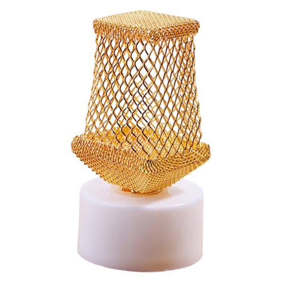 Звезда Луна железная художественная сетка подсвечник свеча лампа в деревенском стиле форма для дисплея Рамадан Ид Мубарак праздничное украшение