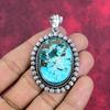Blue Turquoise Gemstone 925 Solid Sterling Silver Jewelry, Handmade Glorious Silver Jewelry Gift For Women