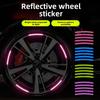 Car Wheel Reflective Tire Anti-collision Strip Personality Creative Motorcycle Electric Car Sticker Decorative Supplies
