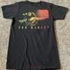 Винтажная футболка Боба Марли Размер S Zion Rootswear Черная Цветная винтажная Стирка уличная мода Универсальная мужская