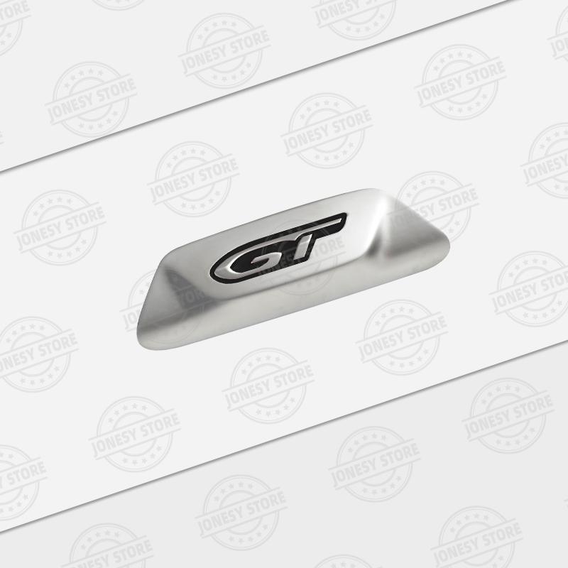 Auto Metal GT Car Emblem Decor 3D Steering Wheel Sticker For Peugeot 308 208 5008 4008 508 3008 Performance Sticker Accessories