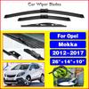 3pcs Front Rear Windshield Wiper Blades For Opel Mokka 2012 2013 2014 2015 2016 2017 Windscreen Window Accessories 26"+14"+10"