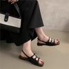Fashion Sandals Women's Summer New Retro Fairy Wind Beach Seaside Fashion Soft Flat Roman Shoes