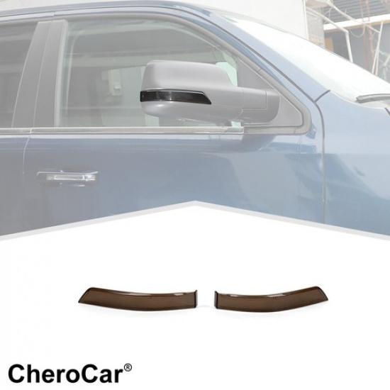 Translucent Black SideView Mirror Turn Signal Light Panel Cover For Ram 1500 18+