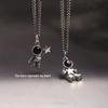 Astronaut Pendant Necklace - Japanese & Korean Style for Couples, Girlfriends, Students