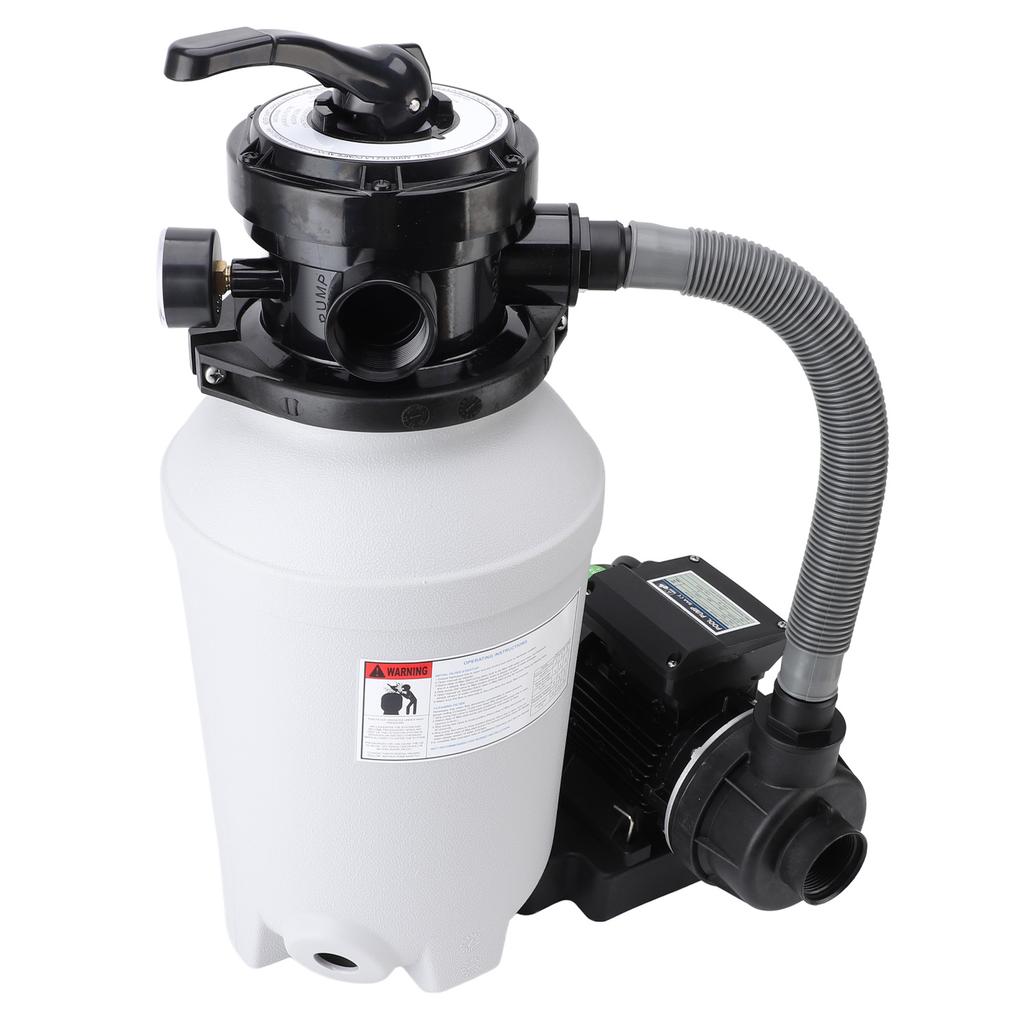 Система песчаного фильтра-насоса для надземных бассейнов 10-дюймовый песчаный резервуар 0,25 л.с. 250 Вт насос для бассейна IPX5