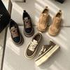 Туфли на платформе белые женские ретро осенние новые повседневные туфли Ins All-Matching Muffin Sneakers