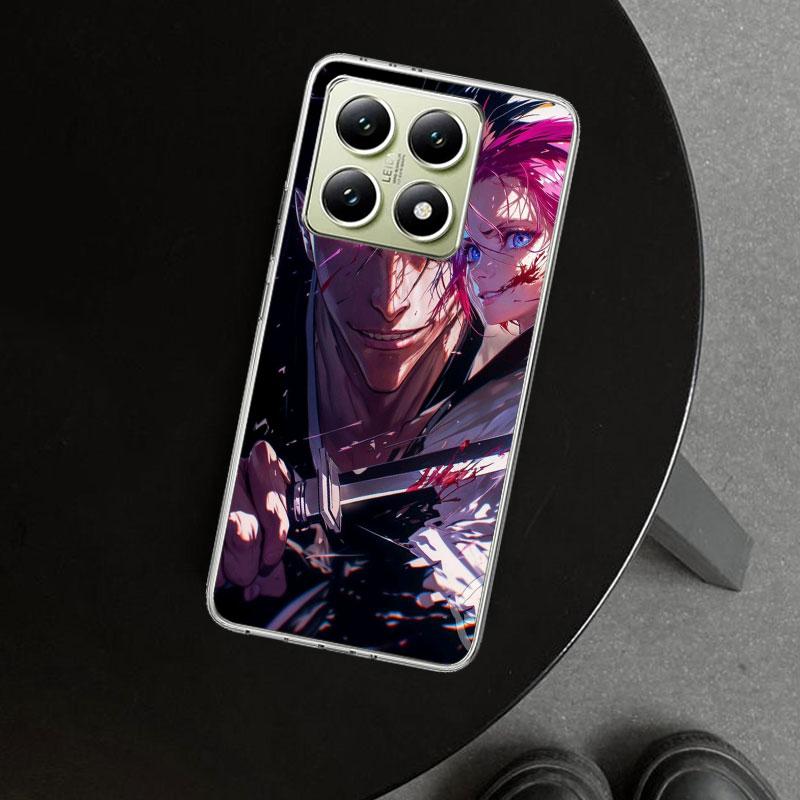 Чехол для телефона Zaraki Kenpachi Bleach для Xiaomi Redmi Note 15 14 13 12 11 Pro Plus 14S 12S 11S 11T 11E 10S 10 Индивидуальный Fund