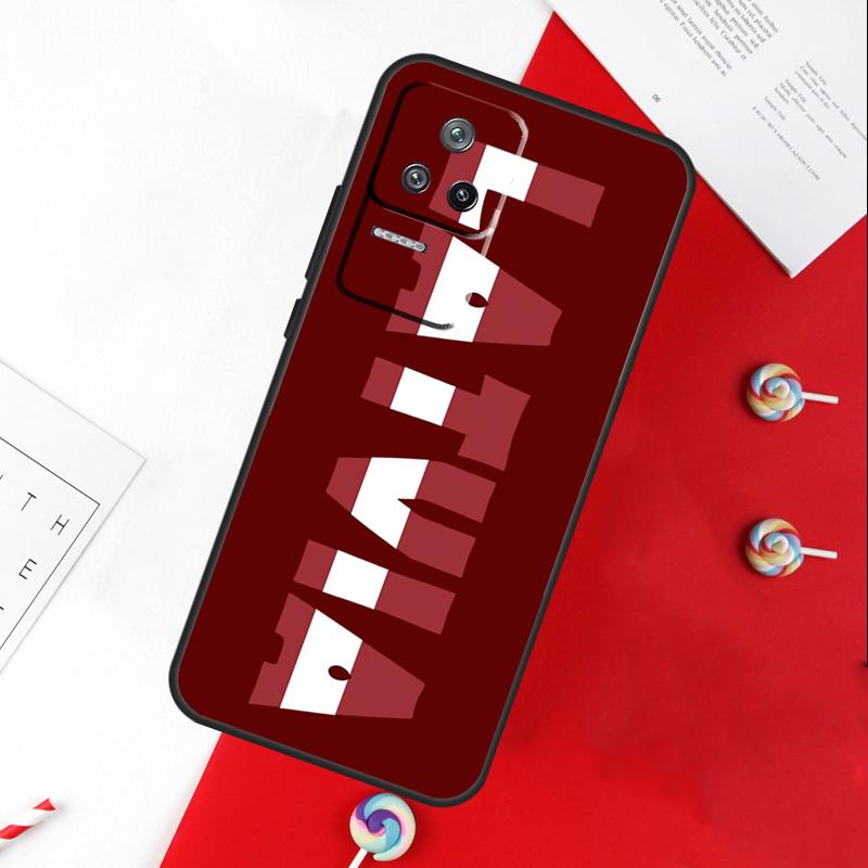 Чехол с флагом Латвии для Xiaomi 14 Ultra 15 13 11T 12T 13T 14T Pro POCO X7 Pro X3 X5 X6 M6 F5 F6 Pro