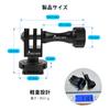 JINGCHEN Aluminum Cold Shoe Adapter Hot Shoe Mount Adapter Action Camera with Screw Hole Tripod Mount Compatible with Gopro Series DJI Osmo Action