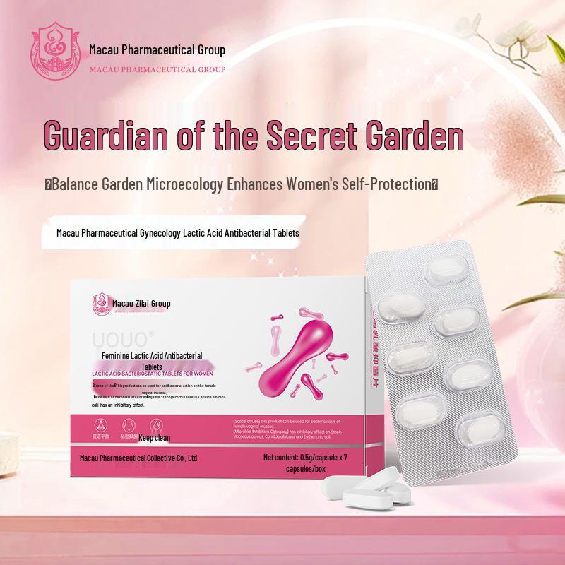 UOUO Women's Lactic Acid Antibacterial Tablets for Vaginal Balance & Freshness