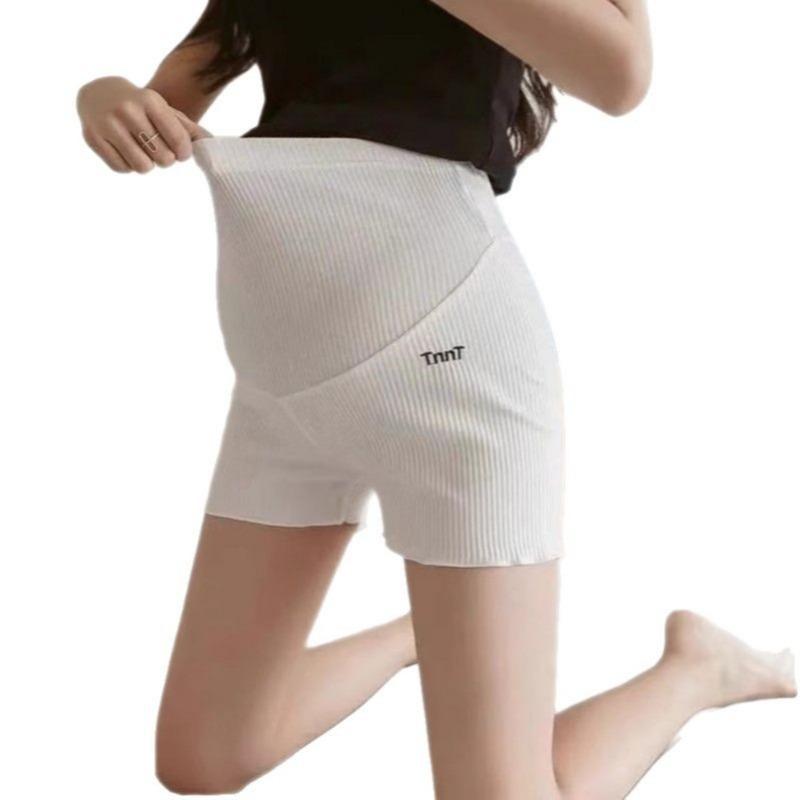 Maternity Shorts Summer Thin Outer Wear Women's Leggings Pregnancy Safety Pants Anti-light Summer Spring Comfortable Shark Pants