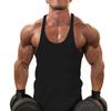 Men's Cotton Muscle Tank Top - Sleeveless, Breathable, Sweat-Absorbent Sportswear