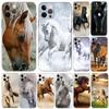 Чехол для телефона с изображением лошади и животного для iPhone Samsung Galaxy Redmi Xiaomi Oppo OnePlus Note SA 7 8 9 10 11 12 13 14 20 21 22 23 53 54 Pro Max Ultra TPU Soft