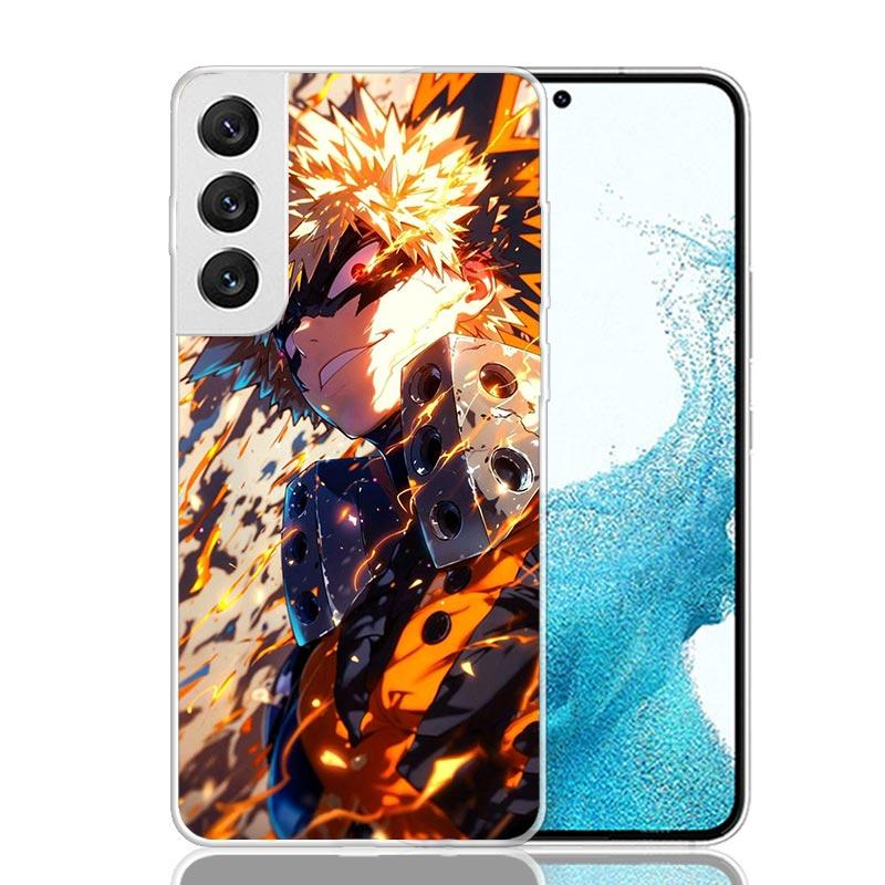 Бактего Кацуки MHA Мой герой Чехол для телефона для Samsung Galaxy S26 S25 Edge S24 S23 FE S22 Ultra S21 Plus S20 + Fundas Cover Coque Ga