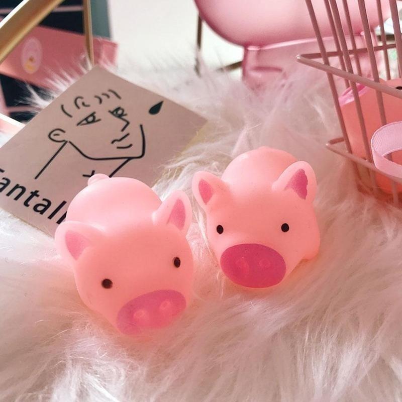 Забавные игрушки, сжимающая игрушка-антистресс, свинья, мультяшная поп-снятие стресса, дыхание, новинка, кукла