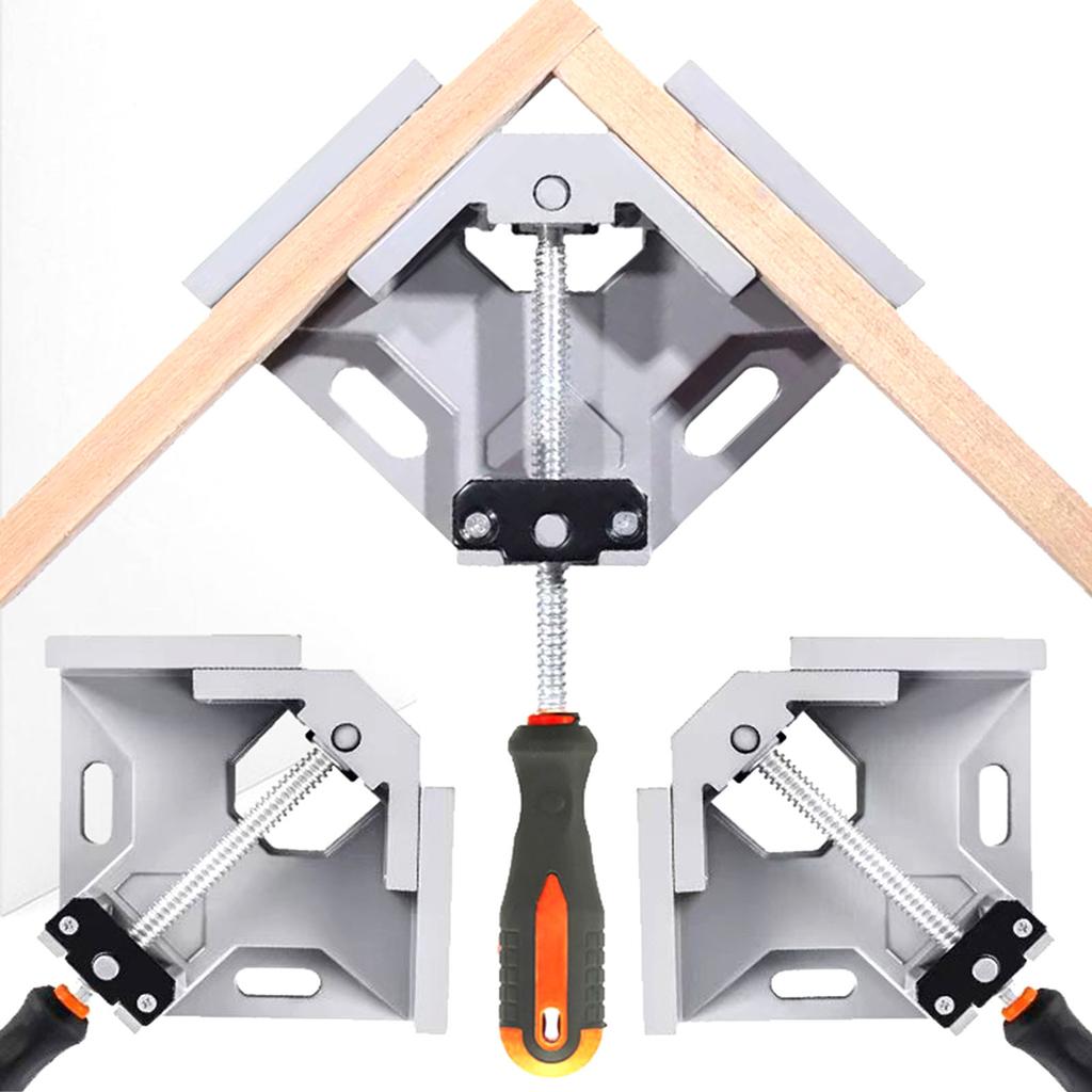 2 шт. Набор угловых зажимов 90 градусов прямоугольный зажим для деревообработки для обрамления картин из дерева