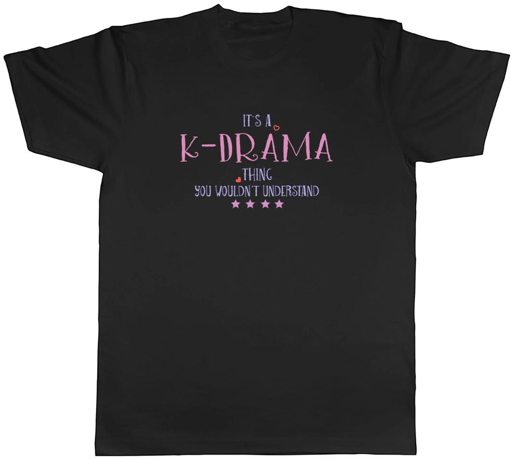 Мужская футболка K-Drama Это K-Drama Вы не поймете Унисекс Футболка Подарок