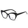 Fashionable Contrasting Cat Eye Presbyopia Glasses New Large Frame Polygonal Anti Blue Light Glasses Stylish Women Eyewear