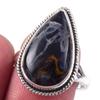 Natural Pietersite Gemstone Handmade 925 Solid Sterling Silver Ring Size 8 u9K74