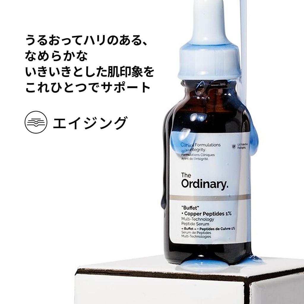 THE ORDINARY Сыворотка с мультипептидами + пептидом меди 1% 30 мл Антивозрастная сыворотка для лица от морщин, мелких линий, для чувствительной и сухой кожи