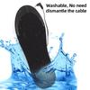 USB Heating Insole, Electric Heating Foot Warmer, Rechargeable Power Bank Heating, Washable, Size Can Be Cut