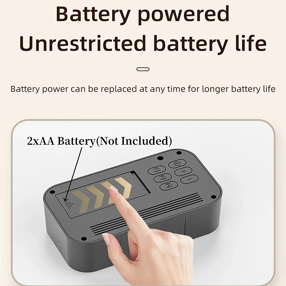 Smart Digital LED Alarm Clock for Students with Silent Backlightelectronic Clock with Night Vision Function 12/24H Digital Clock