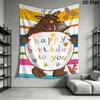The Gruffalo Wall Tapestry Aesthetic Wall Hanging Printed Fabric Blanket Decorative Tapestries for Bedroom Living Room Home Decor