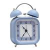 3-дюймовый будильник на батарейках, громкий звонок, механический будильник со стереоскопическим циферблатом, ночник, не тикающий