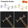 1Pcs Plum Shape Chopstick Holder Metal Fork Storage Holder Art Craft Table Decoration